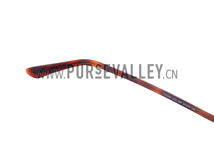 Tom Ford Cyrille Aviator Brown Frame Sunglasses 307899