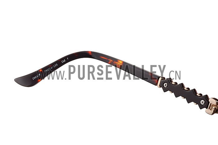 Louis Vuitton Petal Motif Tortoise Frame Sunglasses 308114