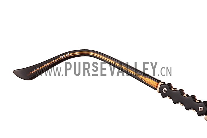 Louis Vuitton Petal Motif Brown Frame Sunglasses 308112