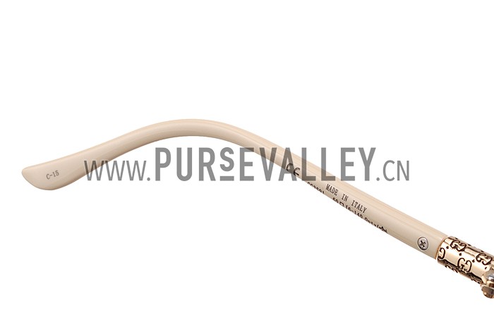 Gucci Guccissima Pattern Red Frame Sunglasses 308085