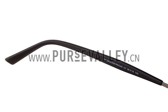 Christian Dior Technologic Silver Frame Grey Mirrorred Sunglasses 308123