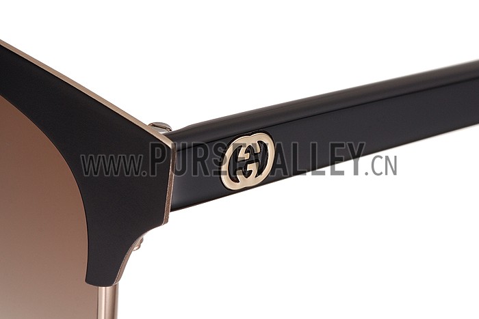 Gucci Cat Eye Brown Frame Sunglasses 308199