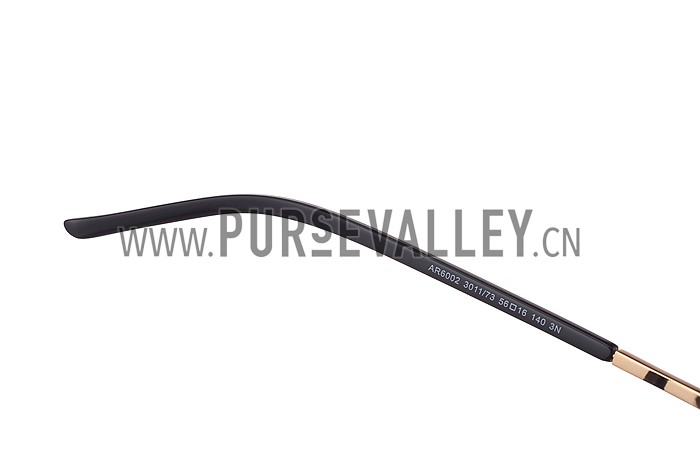 Giorgio Armani Aviator Yellow Lens Sunglasses 307872