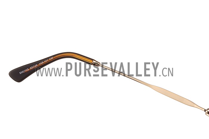 Miu Miu Cut Off Cat-Eye Orange Sunglasses 308037