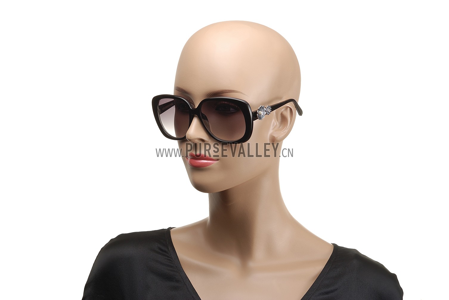 Marc Jacobs Flower Temple Black Frames Sunglasses 307899