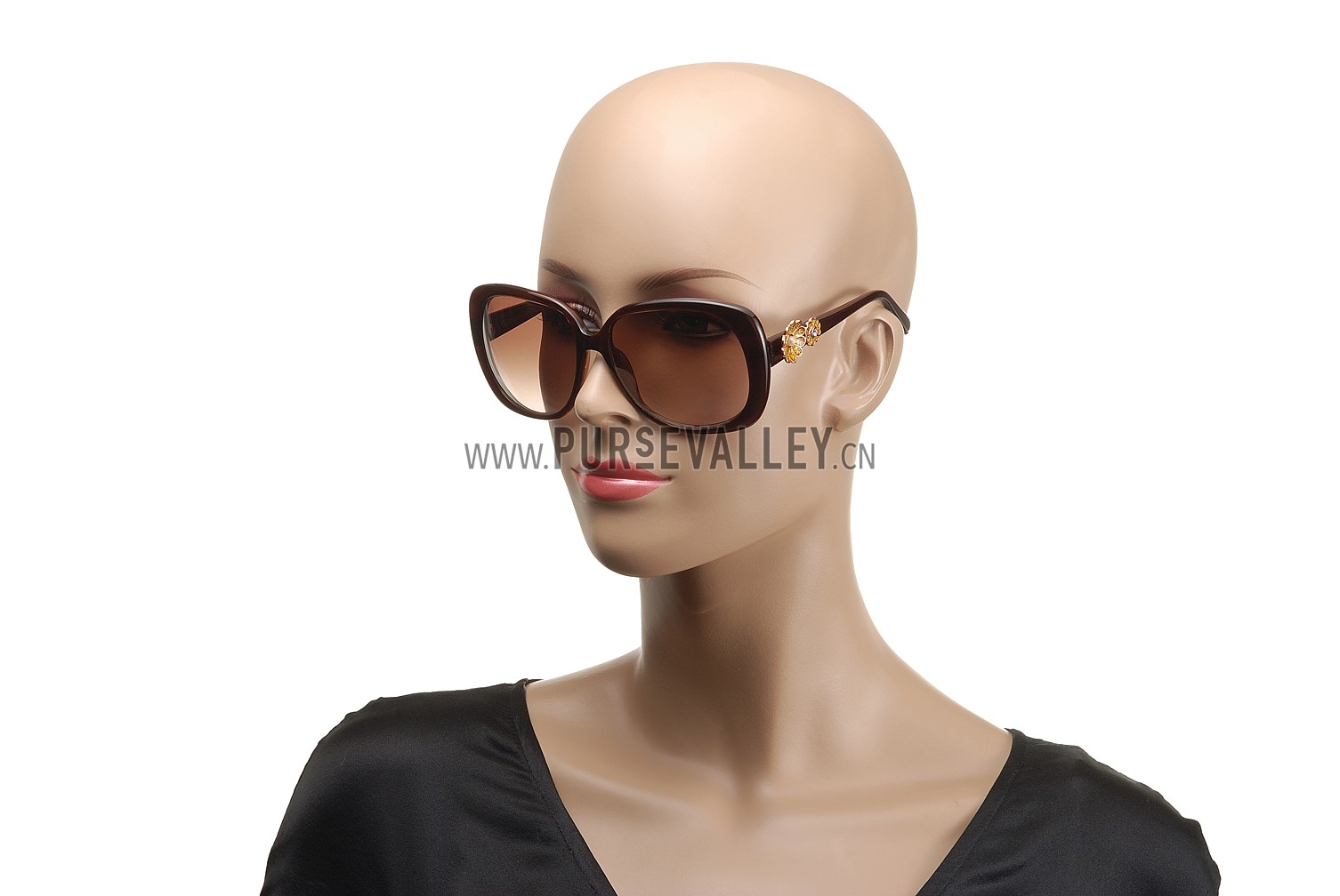 Marc Jacobs Flower Temple Brown Frames Sunglasses 307900