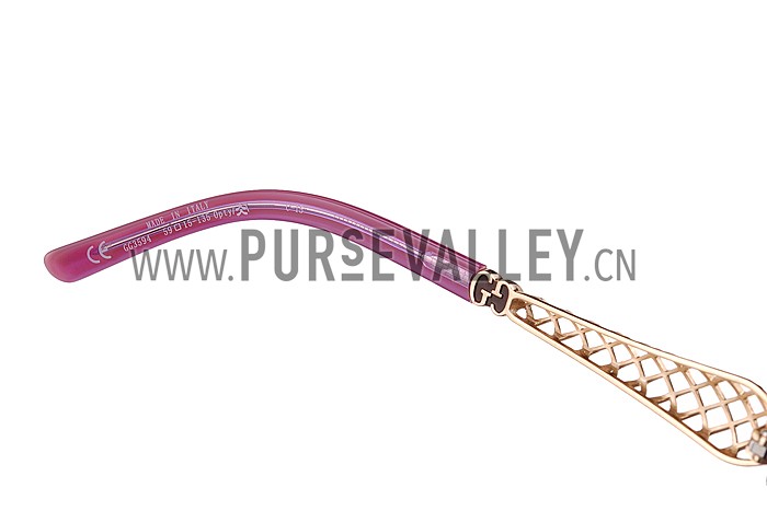 Gucci Diamantissima Red Frame Sunglasses 308090