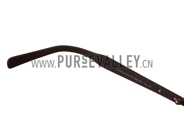 Prada Aviator Brown Frame Brown Sunglasses 308150