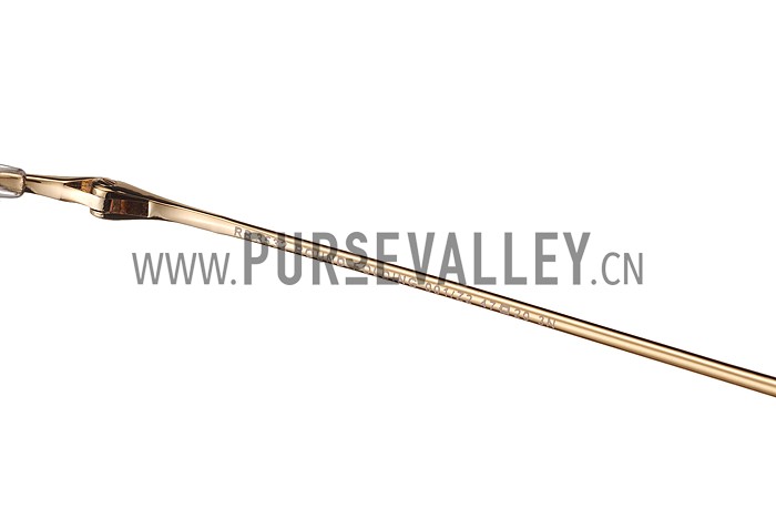 Ray Ban Round Gold Metal Frame Copper Flash Lenses Sunglasses 308159