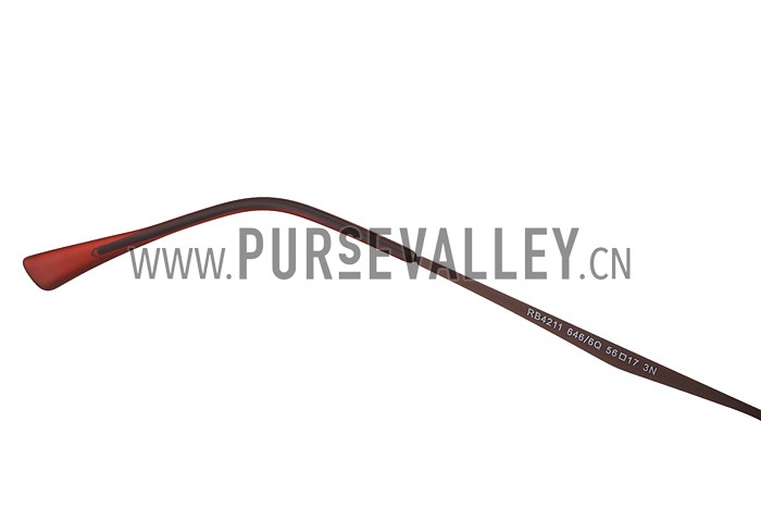 Ray Ban Aviator Liteforce Brown Frame Black Lenses Sunglasses 308168