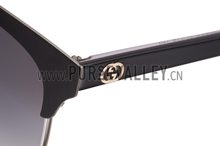 Gucci Cat Eye Black Frame Sunglasses 308197