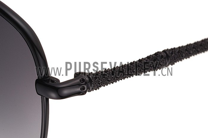 Gucci Ultra-light Aviator Black Frame Sunglasses 308202