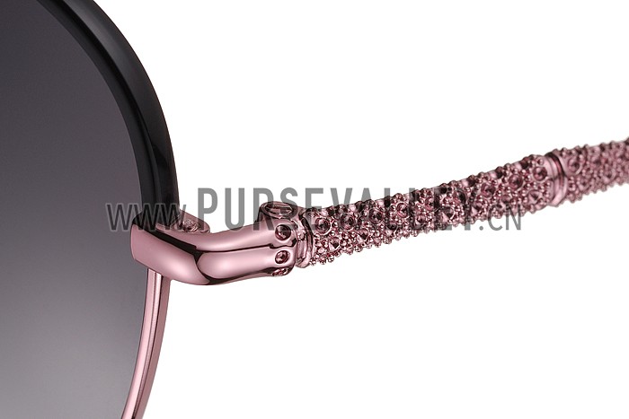 Gucci Ultra-light Aviator Pink Frame Sunglasses 308205