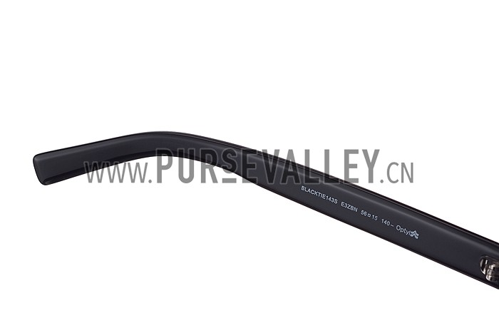 Christian Dior Homme Panto Black Lens Sunglasses 307894