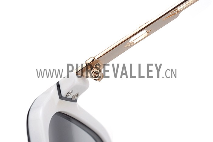 Burberry Butterfly Square White Sunglasses 307759
