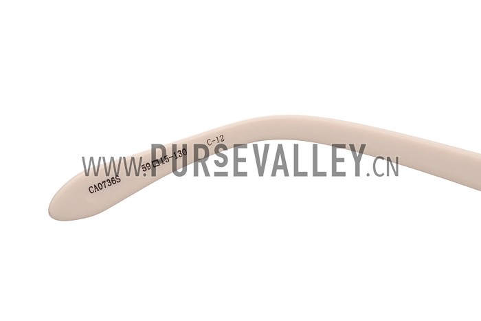 Cartier Retro Beige Sunglasses 307793