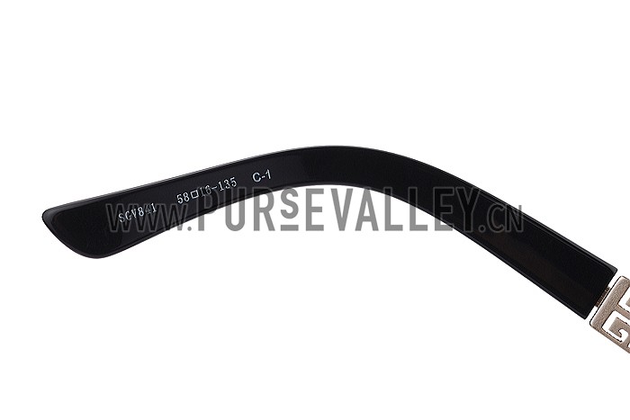 Givenchy Square Diamond Logo Black Sunglasses 307827