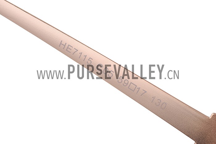 Hermes H Logo Leather Brown Sunglasses 307847