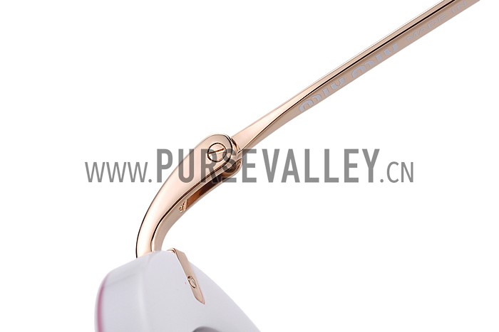 Miu Miu Retro Round Pink Sunglasses 307871