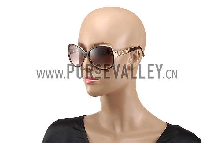 Louis Vuitton Obsession Beige Frame Sunglasses 308108
