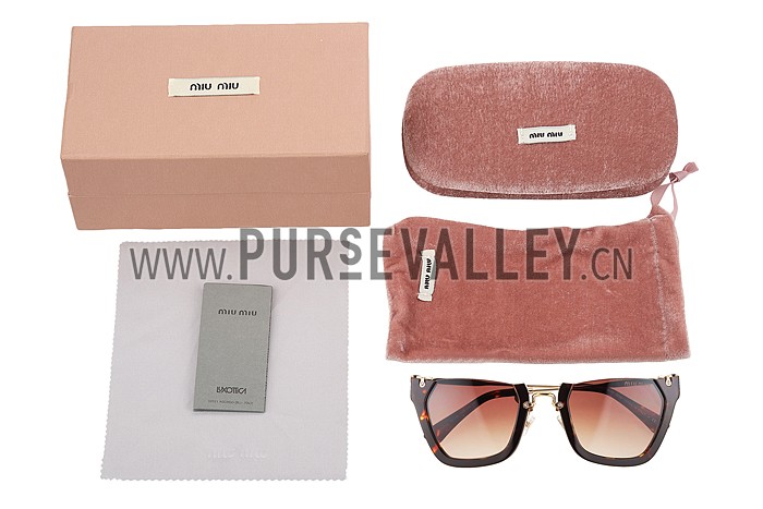 Miu Miu Cut Off Cat-Eye Sunglasses 308039