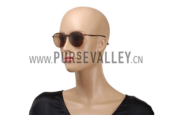 Ray Ban Clubround Tortoise Frame Brown Lenses Sunglasses 308174