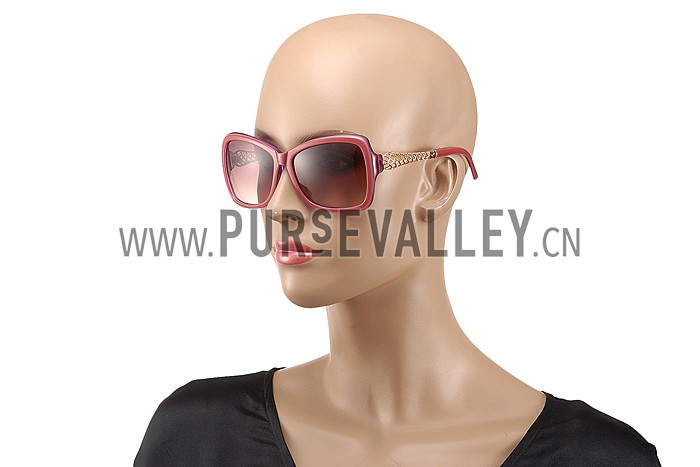 Gucci Diamantissima Red Frame Sunglasses 308090