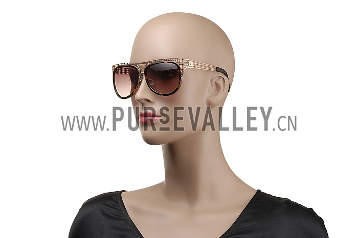 Louis Vuitton Dorothy Tortoise Sunglasses 307862