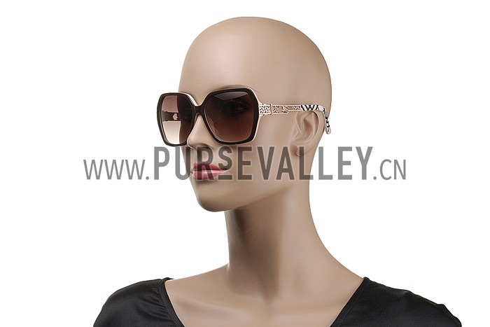 Burberry Butterfly Square Beige Sunglasses 307758
