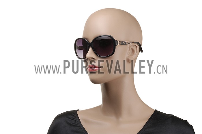 Burberry Butterfly Round Black Sunglasses 307760