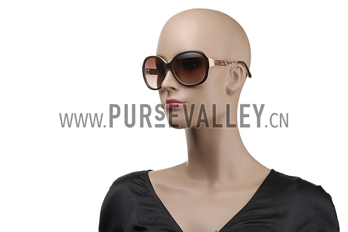 Burberry Butterfly Round Gold Sunglasses 307761