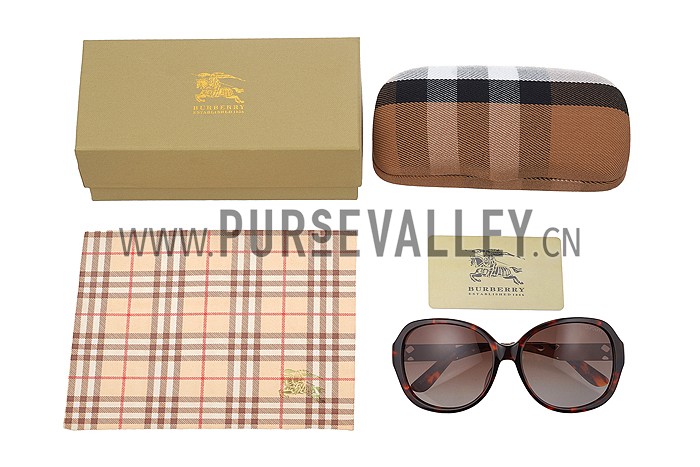 Burberry Butterfly Round Havane Sunglasses 307763
