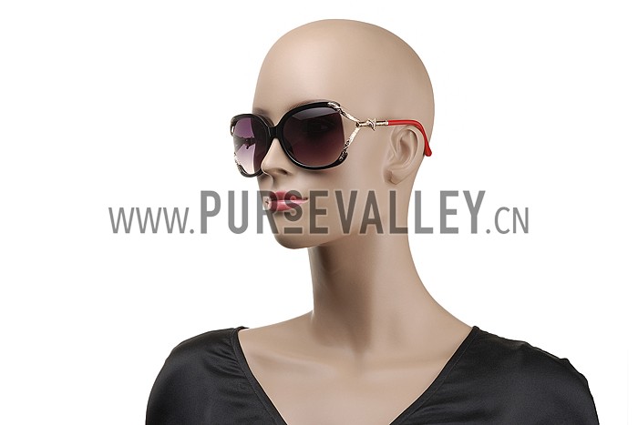 Cartier Owl Motif Red Sunglasses 307791