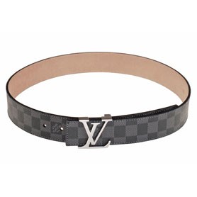 Louis Vuitton Initiales Damier Graphite Belt