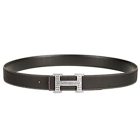 Hermes Brown With Silver 