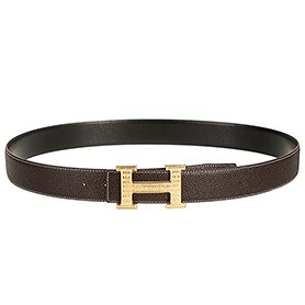 Hermes Brown With Gold 