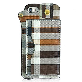 Burberry Back Cover with Credit Card Slot for iPhone 5 & 5C Brown 608274