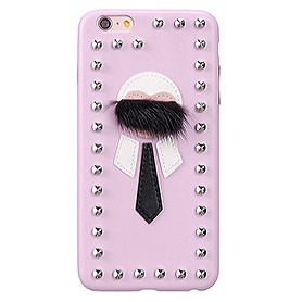 Fendi Karlito Pink Studded Case for iPhone 6 Plus/6S Plus 18926697