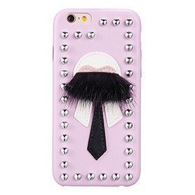 Fendi Karlito Pink Studded Case for iPhone 6/6S 18926692