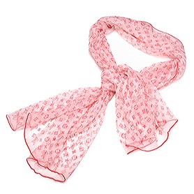 Louis Vuitton Monogram Classic Scarf Pink 621813