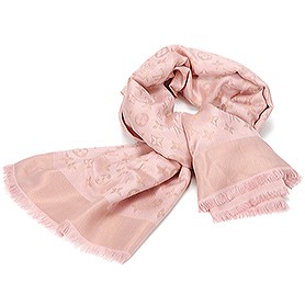 Louis Vuitton Peach Monogram Shawl 621733