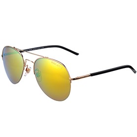 Giorgio Armani Aviator Yellow Lens Sunglasses 307872