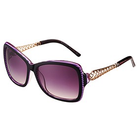 Gucci Diamantissima Purple Frame Sunglasses 308089