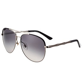 Gucci Ultra-light Aviator White Frame Sunglasses 308207