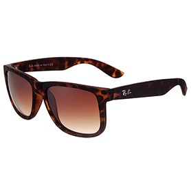 Ray Ban Justin Tortoise Frame Brown Lenses Sunglasses 308237