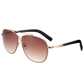 Tom Ford Eva Pilot Gold Frame Brown Lenses Sunglasses 308240