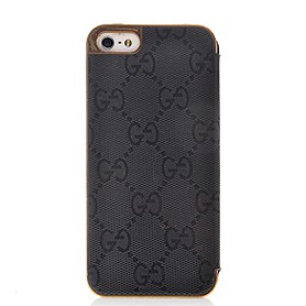 Gucci Black Wallet Case for iPhone 5 607718