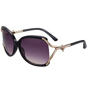 Cartier Owl Motif Black Sunglasses 307788