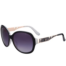 Burberry Butterfly Round Black-White Sunglasses 307762