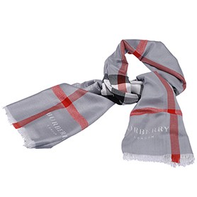Burberry Check Grey Scarf  607888